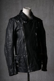 画像5: incarnation / インカネーション " RUST Collection 2023 AW " / Thee Session / 12711-41517 / HORSE LEATHER " BANZAI " W-BREAST RIDERS LINED (5)