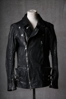 画像2: incarnation / インカネーション " RUST Collection 2023 AW " / Thee Session / 12711-41517 / HORSE LEATHER " BANZAI " W-BREAST RIDERS LINED (2)