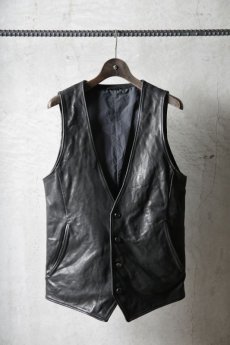 画像1: incarnation / インカネーション / " RUST Collection " / Thee Session / 12616-2217 / " BABY CALF " VEST 4B LINED (1)