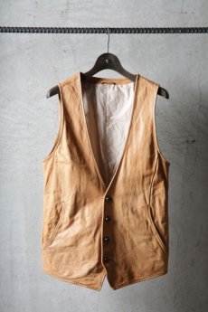 画像5: incarnation / インカネーション / 11-2217 / " HORSE LEATHER " VEST 4B LINED (5)
