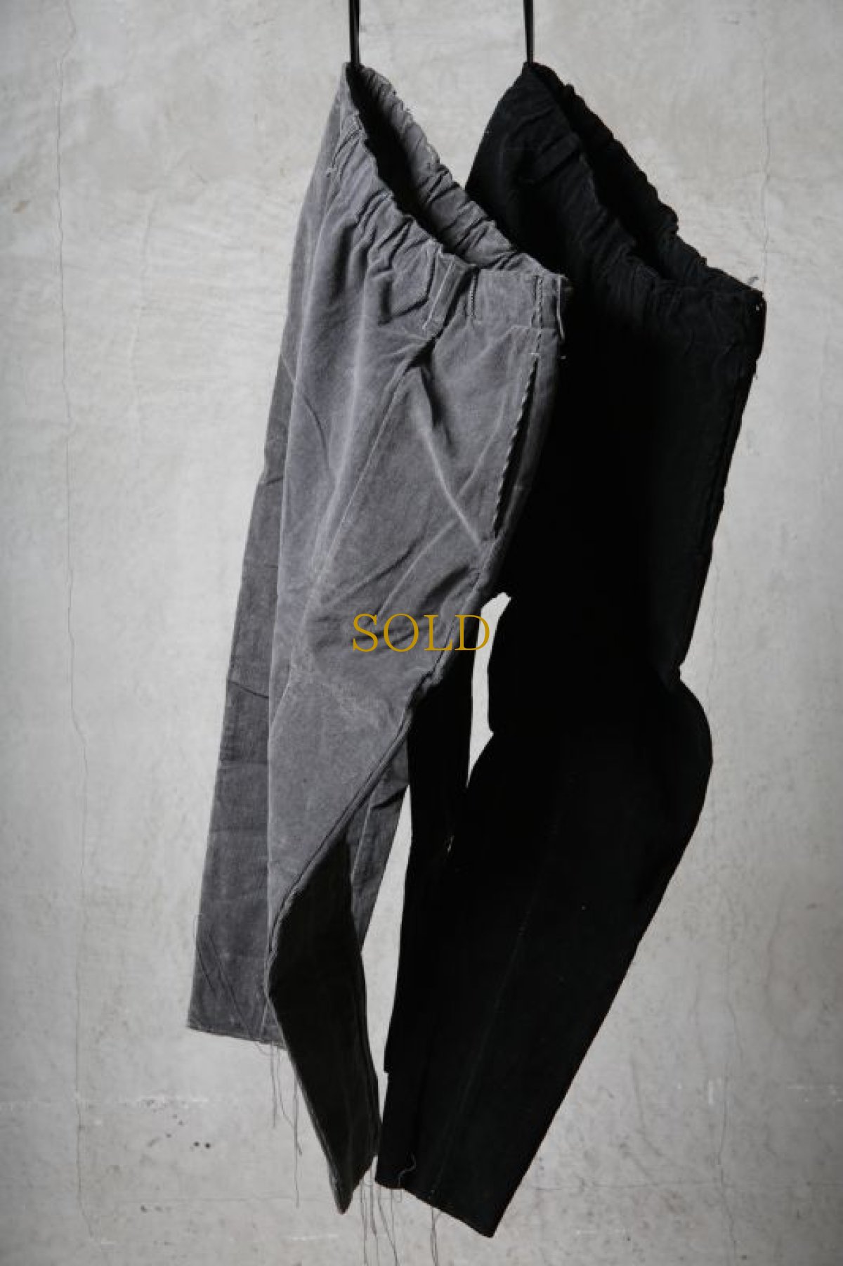 画像1: Wir Lineal / リネアル / WL-3006 / Inorganic structure " WOOL COL" sarrouel pants #2 (1)