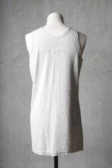 画像9: Wir Lineal / リネアル / WL-3001 / Inorganic structure " MARIA " Waffle Tank Top (9)