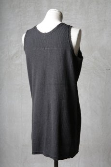 画像4: Wir Lineal / リネアル / WL-3001 / Inorganic structure " MARIA " Waffle Tank Top (4)