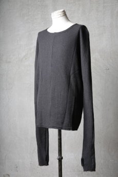 画像3: Wir Lineal / リネアル / WL-3002 / Inorganic structure " MARIA " Waffle Long Sleeve (3)