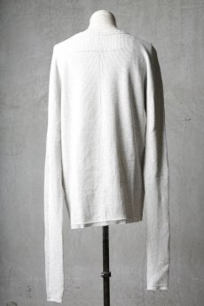 画像9: Wir Lineal / リネアル / WL-3002 / Inorganic structure " MARIA " Waffle Long Sleeve (9)