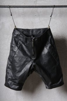 画像2: Thee OLD CIRCUS '' 1973 '' / 9-3100 / " Half Rusted " / " RUST HORSE LEATHER " HALF PANTS (2)