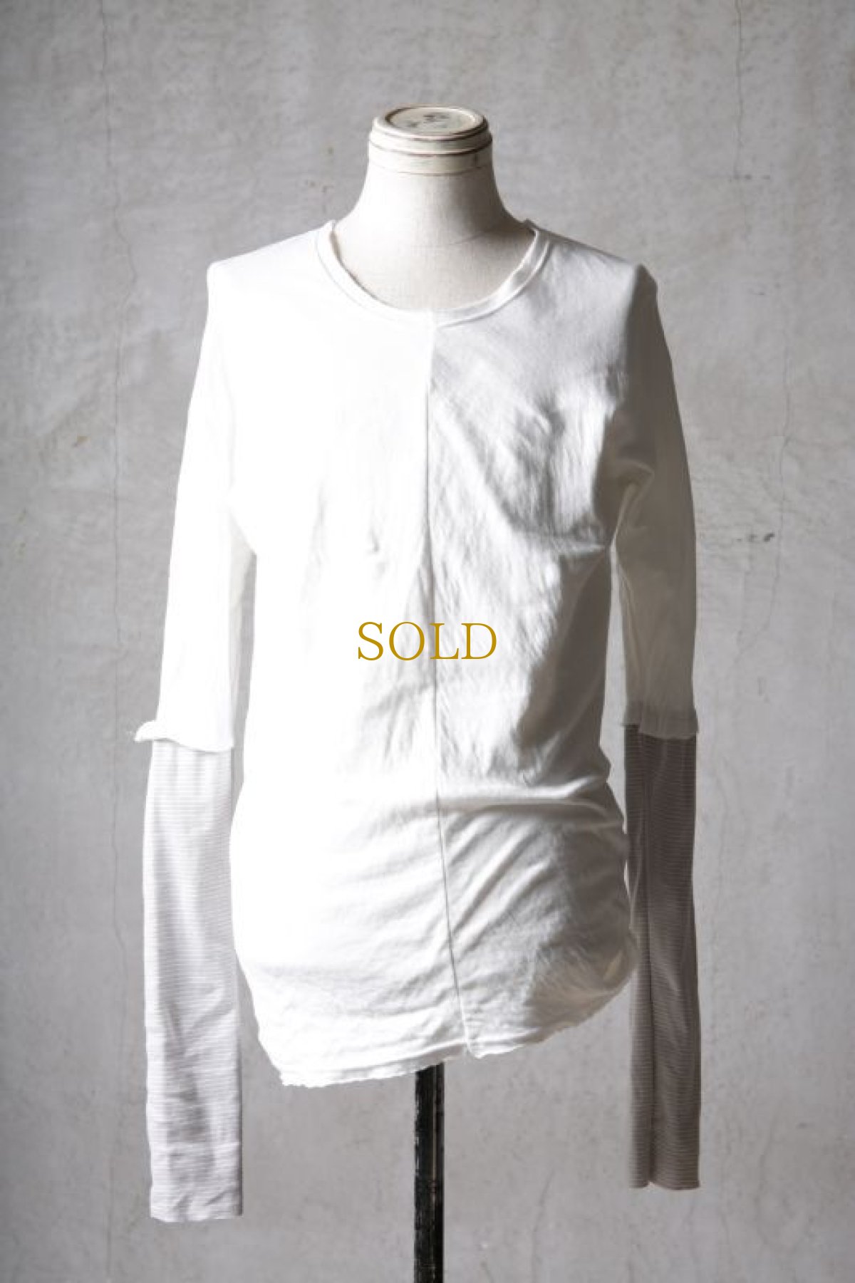 画像2: Thee OLD CIRCUS '' 1973 '' / 3119 / " Beyond the clouds " / " ゲルニカTシャツ " ダブルガーゼ×ボーダー (2)