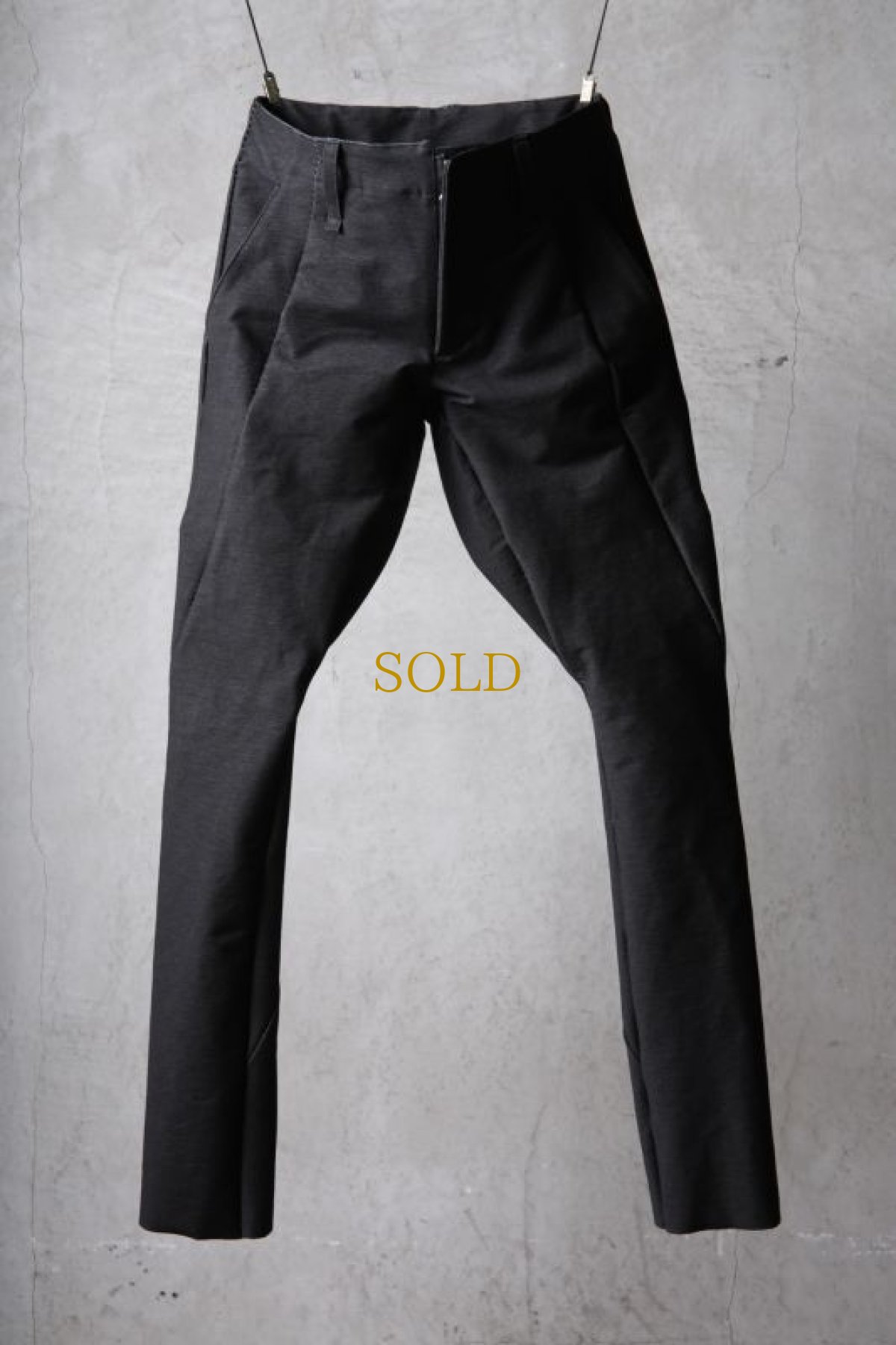 画像2: Thee OLD CIRCUS '' 1973 '' / 3114-01 / " Extremilty " / " 360°ストレッチニットデニム " ドローイングスリムパンツ (2)