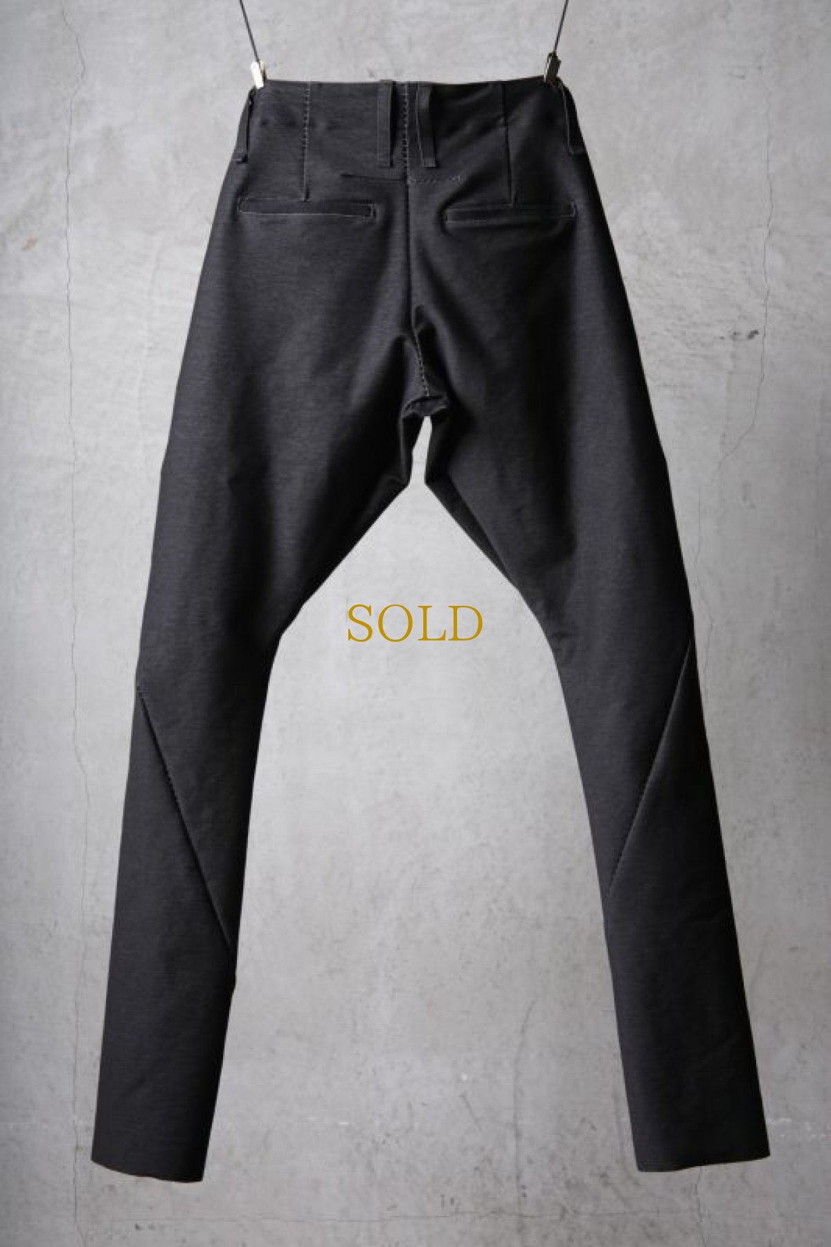 画像3: Thee OLD CIRCUS '' 1973 '' / 3114-01 / " Extremilty " / " 360°ストレッチニットデニム " ドローイングスリムパンツ (3)