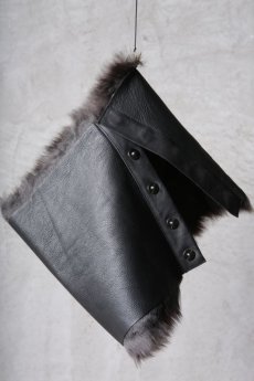 画像4: incarnation / インカネーション / 32591-8840 / SHEEP SHEARLING SCARF #3 (4)