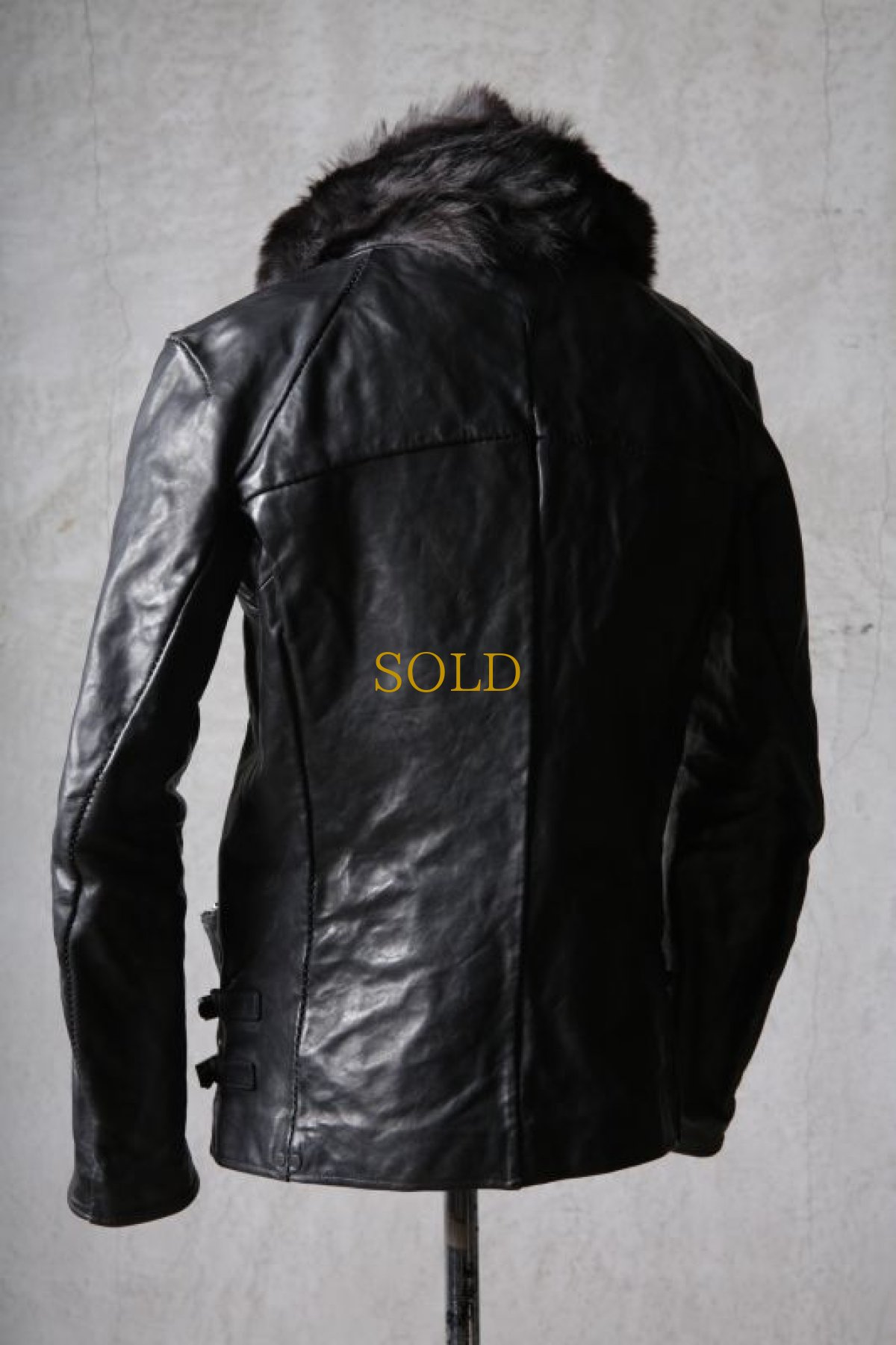 画像10: incarnation / インカネーション / 12511-41517CS / HORSE LEATHER  " Garage EDEN " DOUBLE BREAST MOTO JE-2 (10)