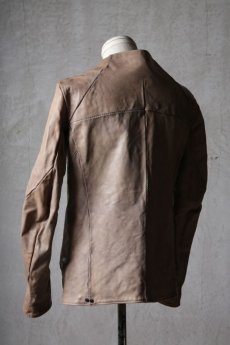 画像7: incarnation / インカネーション / 12411-41477 / HORSE LEATHER EDEN " BANZAI JE-1 " NO COLLAR BZ LINED (7)