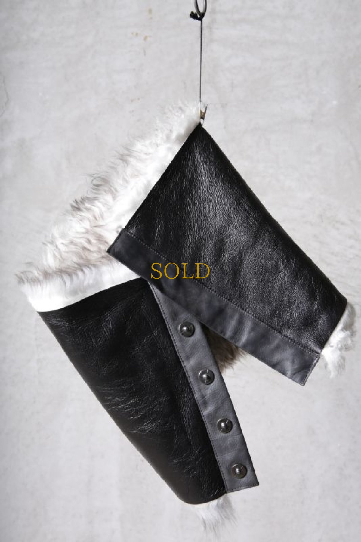 画像3: incarnation / インカネーション / 32591-8840 / SHEEP SHEARLING SCARF #3 (3)