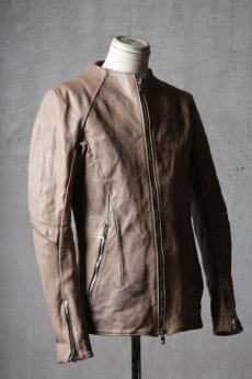 画像3: incarnation / インカネーション / 12411-41477 / HORSE LEATHER EDEN " BANZAI JE-1 " NO COLLAR BZ LINED (3)