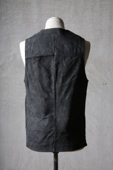 画像8: incarnation / インカネーション / 12416-2217 / BABY CALF LEATHER VEST 4B LINED (8)