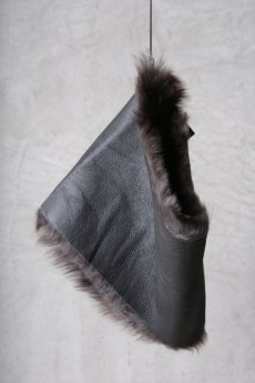 画像3: incarnation / インカネーション / 32591-8840 / SHEEP SHEARLING SCARF #3 (3)