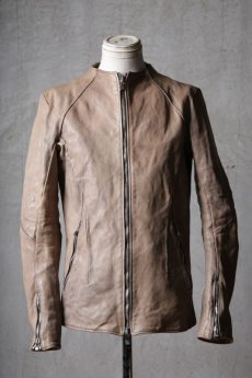 画像1: incarnation / インカネーション / 12411-41477 / HORSE LEATHER EDEN " BANZAI JE-1 " NO COLLAR BZ LINED (1)