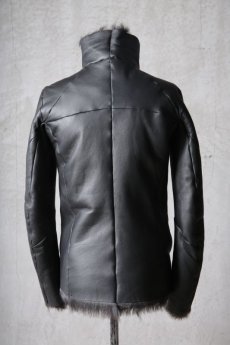 画像20: incarnation / インカネーション " RUST Collection 2023 AW " / Thee Session / 32791-41440-EDEN / SHEEP SHEARLING HI NECK ZIP DARTS SHOULDER BLOUSON #2 JB-1ME (20)