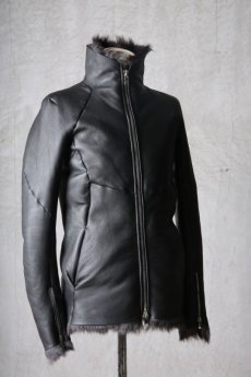 画像15: incarnation / インカネーション " RUST Collection 2023 AW " / Thee Session / 32791-41440-EDEN / SHEEP SHEARLING HI NECK ZIP DARTS SHOULDER BLOUSON #2 JB-1ME (15)