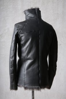 画像19: incarnation / インカネーション " RUST Collection 2023 AW " / Thee Session / 32791-41440-EDEN / SHEEP SHEARLING HI NECK ZIP DARTS SHOULDER BLOUSON #2 JB-1ME (19)