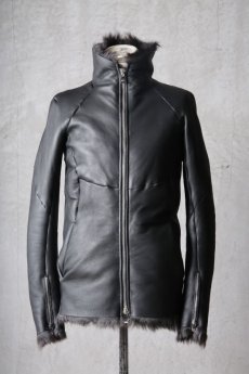 画像12: incarnation / インカネーション " RUST Collection 2023 AW " / Thee Session / 32791-41440-EDEN / SHEEP SHEARLING HI NECK ZIP DARTS SHOULDER BLOUSON #2 JB-1ME (12)