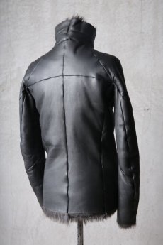 画像18: incarnation / インカネーション " RUST Collection 2023 AW " / Thee Session / 32791-41440-EDEN / SHEEP SHEARLING HI NECK ZIP DARTS SHOULDER BLOUSON #2 JB-1ME (18)