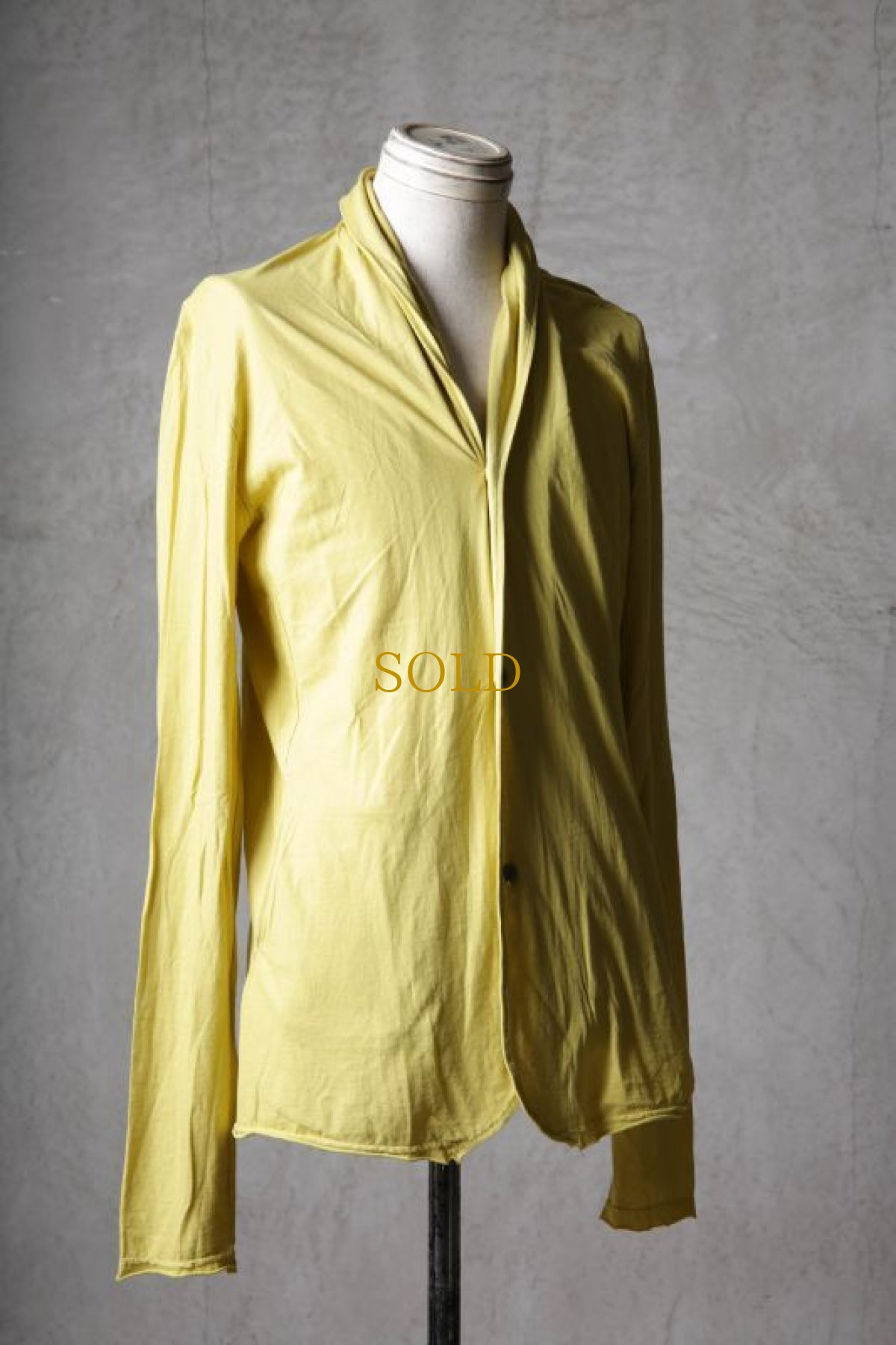 画像3: Thee OLD CIRCUS '' 1973 '' / 1121 / Roadie / 35s SZ 天竺 Wシルケット アイスコットン ドレープネックカーディガン (3)