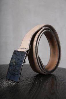 画像1: incarnation / インカネーション / 11-847-EDEN / HORSE LEATHER BELT SQ BUCKLE SAMLL (1)