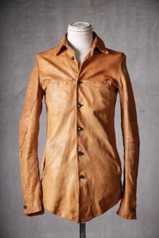 画像2: incarnation / インカネーション / 15-3357 / SHEEP LEATHER SHIRTS BD #2 LINED (2)