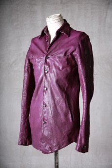 画像11: incarnation / インカネーション / 15-3357 / SHEEP LEATHER SHIRTS BD #2 LINED (11)