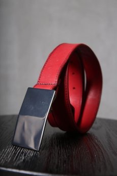 画像7: incarnation / インカネーション / 11-847-EDEN / HORSE LEATHER BELT SQ BUCKLE SAMLL (7)