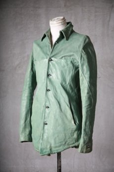 画像7: incarnation / インカネーション / 15-3357 / SHEEP LEATHER SHIRTS BD #2 LINED (7)
