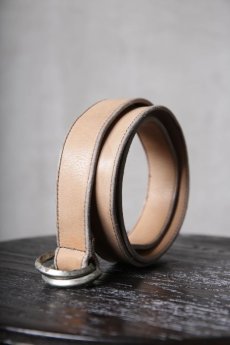 画像2: incarnation / インカネーション / 11-8147-EDEN / HORSE LEATHER W-RING BELT (2)