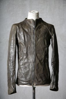 画像2: incarnation / インカネーション / Thee Session / 11-41477-EDEN / HORSE LEATHER " BANZAI JE-1 " NO COLLAR BZ LINED (2)