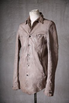 画像15: incarnation / インカネーション / 15-3357 / SHEEP LEATHER SHIRTS BD #2 LINED (15)