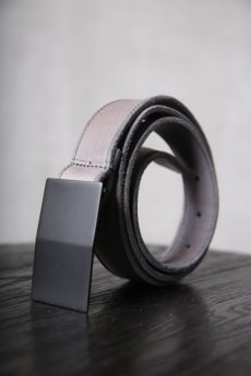 画像9: incarnation / インカネーション / 11-847-EDEN / HORSE LEATHER BELT SQ BUCKLE SAMLL (9)