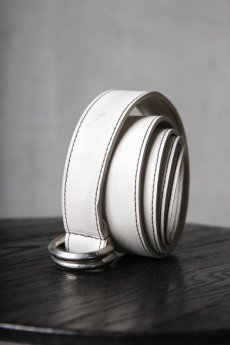 画像7: incarnation / インカネーション / 11-8147-EDEN / HORSE LEATHER W-RING BELT (7)