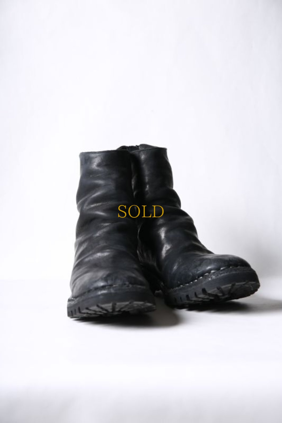 画像4: incarnation / インカネーション / 11V-7157VB-EDEN / HORSE LEATHER BACK ZIP ONE PIECE LINED VIBRAM SOLES (4)