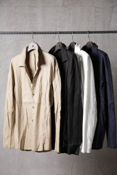 画像1: Wir Lineal / リネアル / L1101/4105W103 / ルーズドレスシャツ / Blinken (1)
