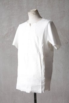 画像13: Wir Lineal / リネアル / L1102/4106W104 / ファブリックドレスTシャツ / Auf Wiedersehen (13)