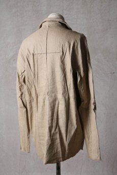 画像17: Wir Lineal / リネアル / L1101/4105W103 / ルーズドレスシャツ / Blinken (17)