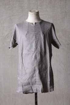 画像7: Wir Lineal / リネアル / L1102/4106W104 / ファブリックドレスTシャツ / Auf Wiedersehen (7)
