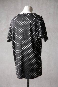 画像15: Wir Lineal / リネアル / L4114W108 / コットンフライスドットニット バッククロスドルマンフラットTシャツ / Borke (15)