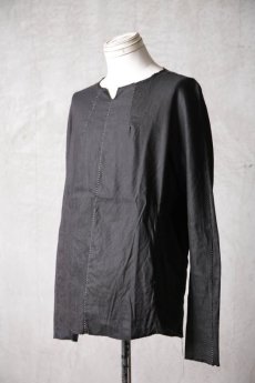 画像3: Wir Lineal / リネアル / L4102/4108W115 / ファブリックドレスLSTシャツ / Rechts (3)