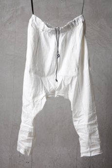 画像5: Wir Lineal / リネアル / L1104/4110W106 / サルエルドレスパンツ #1 / Guckloch (5)
