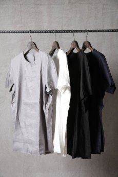 画像1: Wir Lineal / リネアル / L1102/4106W104 / ファブリックドレスTシャツ / Auf Wiedersehen (1)