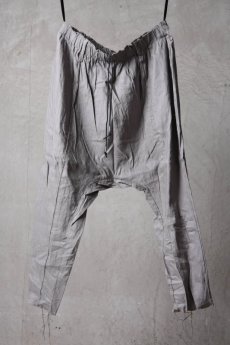 画像6: Wir Lineal / リネアル / L1104/4110W106 / サルエルドレスパンツ #1 / Guckloch (6)