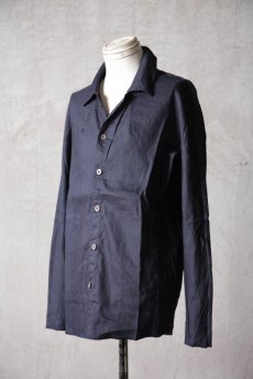 画像21: Wir Lineal / リネアル / L1101/4105W103 / ルーズドレスシャツ / Blinken (21)