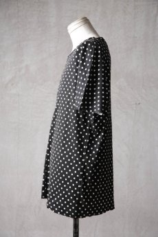 画像13: Wir Lineal / リネアル / L4114W108 / コットンフライスドットニット バッククロスドルマンフラットTシャツ / Borke (13)