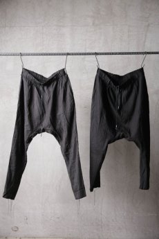 画像12: Wir Lineal / リネアル / L1104/4110W106 / サルエルドレスパンツ #1 / Guckloch (12)